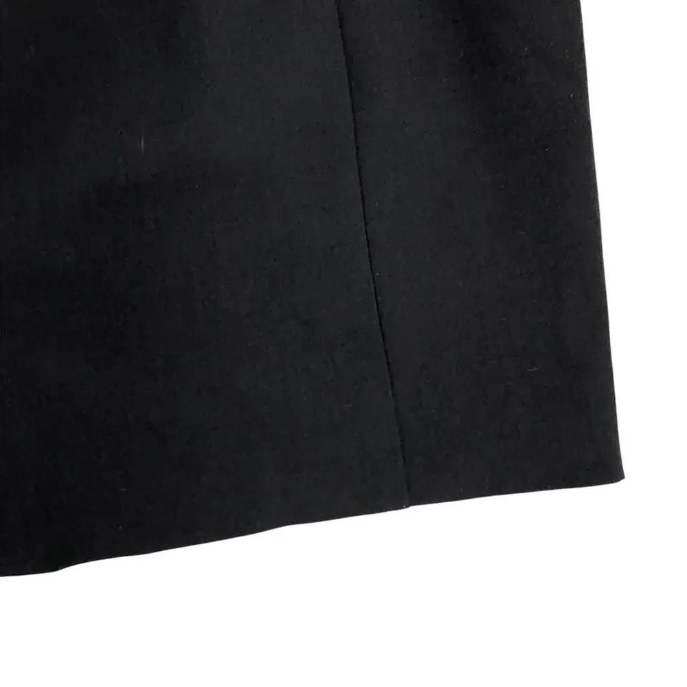 MM Lafleur Women Plus Size +3 US 24 Skirt Pencil Straight Stretch Side Zip Black